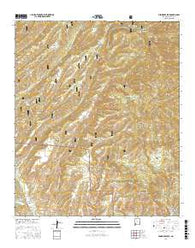 Hendricks Peak New Mexico Current topographic map, 1:24000 scale, 7.5 X 7.5 Minute, Year 2017