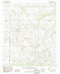 Henshaw Tank New Mexico Historical topographic map, 1:24000 scale, 7.5 X 7.5 Minute, Year 1985