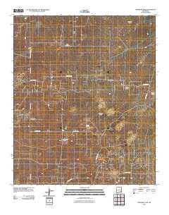 Henshaw Tank New Mexico Historical topographic map, 1:24000 scale, 7.5 X 7.5 Minute, Year 2010