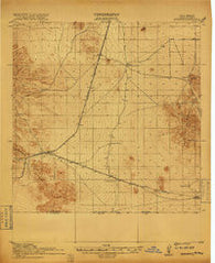 Hermanas New Mexico Historical topographic map, 1:62500 scale, 15 X 15 Minute, Year 1917