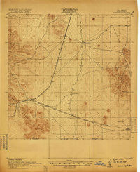 Hermanas New Mexico Historical topographic map, 1:62500 scale, 15 X 15 Minute, Year 1917