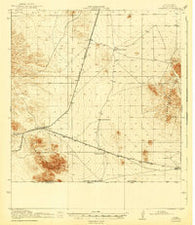 Hermanas New Mexico Historical topographic map, 1:62500 scale, 15 X 15 Minute, Year 1943