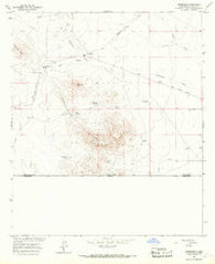 Hermanas New Mexico Historical topographic map, 1:24000 scale, 7.5 X 7.5 Minute, Year 1964