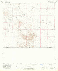Hermanas New Mexico Historical topographic map, 1:24000 scale, 7.5 X 7.5 Minute, Year 1964