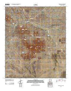 Hermanas New Mexico Historical topographic map, 1:24000 scale, 7.5 X 7.5 Minute, Year 2010