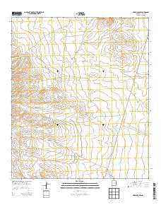 Hermanas NW New Mexico Historical topographic map, 1:24000 scale, 7.5 X 7.5 Minute, Year 2013