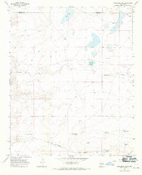 Hernandez Lake New Mexico Historical topographic map, 1:24000 scale, 7.5 X 7.5 Minute, Year 1967