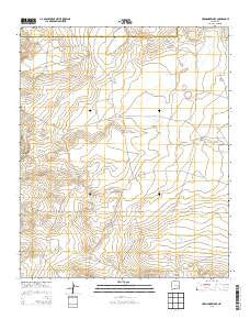 Hernandez Lake New Mexico Historical topographic map, 1:24000 scale, 7.5 X 7.5 Minute, Year 2013