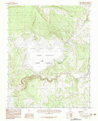 Heron Reservoir New Mexico Historical topographic map, 1:24000 scale, 7.5 X 7.5 Minute, Year 1983