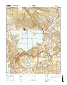 Heron Reservoir New Mexico Current topographic map, 1:24000 scale, 7.5 X 7.5 Minute, Year 2017