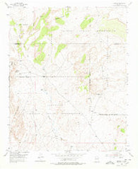 Herrera New Mexico Historical topographic map, 1:24000 scale, 7.5 X 7.5 Minute, Year 1954