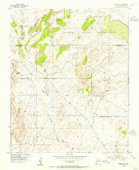 Herrera New Mexico Historical topographic map, 1:24000 scale, 7.5 X 7.5 Minute, Year 1954