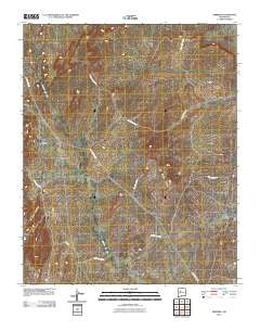 Herrera New Mexico Historical topographic map, 1:24000 scale, 7.5 X 7.5 Minute, Year 2010