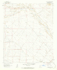 Hickman Ranch New Mexico Historical topographic map, 1:24000 scale, 7.5 X 7.5 Minute, Year 1961