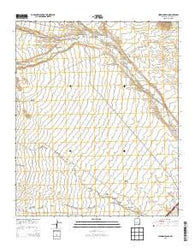 Hickman Ranch New Mexico Historical topographic map, 1:24000 scale, 7.5 X 7.5 Minute, Year 2013