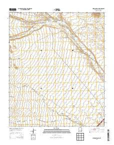Hickman Ranch New Mexico Historical topographic map, 1:24000 scale, 7.5 X 7.5 Minute, Year 2013