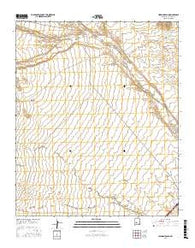 Hickman Ranch New Mexico Current topographic map, 1:24000 scale, 7.5 X 7.5 Minute, Year 2017