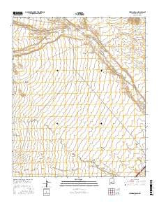 Hickman Ranch New Mexico Current topographic map, 1:24000 scale, 7.5 X 7.5 Minute, Year 2017