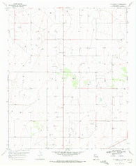Hillburn City New Mexico Historical topographic map, 1:24000 scale, 7.5 X 7.5 Minute, Year 1970