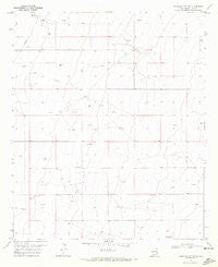 Hillburn City New Mexico Historical topographic map, 1:24000 scale, 7.5 X 7.5 Minute, Year 1970