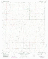 Hillburn City SW New Mexico Historical topographic map, 1:24000 scale, 7.5 X 7.5 Minute, Year 1970