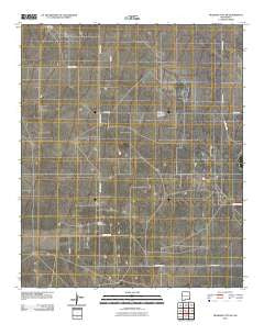 Hillburn City SW New Mexico Historical topographic map, 1:24000 scale, 7.5 X 7.5 Minute, Year 2010