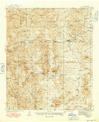 Hillsboro New Mexico Historical topographic map, 1:62500 scale, 15 X 15 Minute, Year 1940