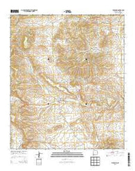 Hillsboro New Mexico Current topographic map, 1:24000 scale, 7.5 X 7.5 Minute, Year 2013