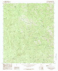 Hillsboro Peak New Mexico Historical topographic map, 1:24000 scale, 7.5 X 7.5 Minute, Year 1985