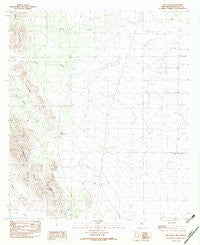 Hilo Peak New Mexico Historical topographic map, 1:24000 scale, 7.5 X 7.5 Minute, Year 1982