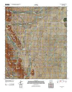 Hilo Peak New Mexico Historical topographic map, 1:24000 scale, 7.5 X 7.5 Minute, Year 2010