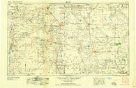 Hobbs New Mexico Historical topographic map, 1:250000 scale, 1 X 2 Degree, Year 1958
