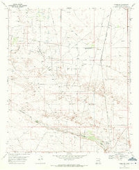 Hobbs SW New Mexico Historical topographic map, 1:24000 scale, 7.5 X 7.5 Minute, Year 1969