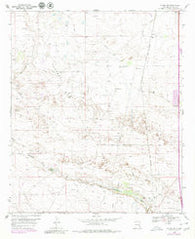 Hobbs SW New Mexico Historical topographic map, 1:24000 scale, 7.5 X 7.5 Minute, Year 1969