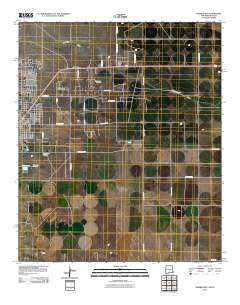 Hobbs East New Mexico Historical topographic map, 1:24000 scale, 7.5 X 7.5 Minute, Year 2010