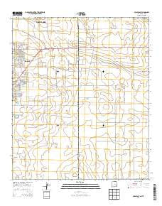 Hobbs East New Mexico Historical topographic map, 1:24000 scale, 7.5 X 7.5 Minute, Year 2013