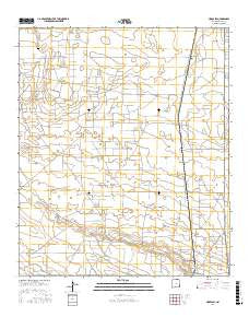 Hobbs SW New Mexico Current topographic map, 1:24000 scale, 7.5 X 7.5 Minute, Year 2017