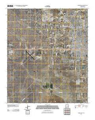 Hobbs West New Mexico Historical topographic map, 1:24000 scale, 7.5 X 7.5 Minute, Year 2010