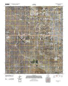 Hobbs West New Mexico Historical topographic map, 1:24000 scale, 7.5 X 7.5 Minute, Year 2010