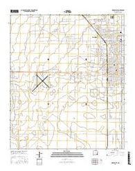 Hobbs West New Mexico Current topographic map, 1:24000 scale, 7.5 X 7.5 Minute, Year 2017