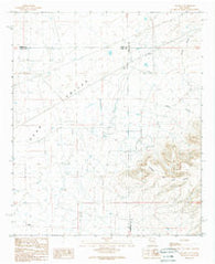 Hockett New Mexico Historical topographic map, 1:24000 scale, 7.5 X 7.5 Minute, Year 1989