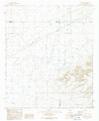 Hockett New Mexico Historical topographic map, 1:24000 scale, 7.5 X 7.5 Minute, Year 1989