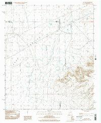 Hockett New Mexico Historical topographic map, 1:24000 scale, 7.5 X 7.5 Minute, Year 1996