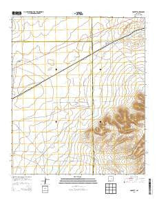 Hockett New Mexico Historical topographic map, 1:24000 scale, 7.5 X 7.5 Minute, Year 2013