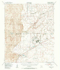 Holloman New Mexico Historical topographic map, 1:62500 scale, 15 X 15 Minute, Year 1948
