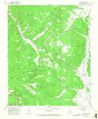Holman New Mexico Historical topographic map, 1:24000 scale, 7.5 X 7.5 Minute, Year 1965