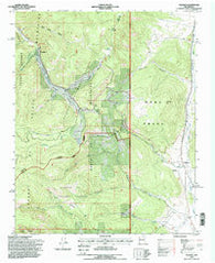 Holman New Mexico Historical topographic map, 1:24000 scale, 7.5 X 7.5 Minute, Year 1995