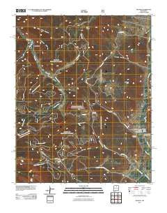 Holman New Mexico Historical topographic map, 1:24000 scale, 7.5 X 7.5 Minute, Year 2011