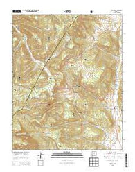 Holman New Mexico Current topographic map, 1:24000 scale, 7.5 X 7.5 Minute, Year 2013