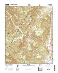 Holman New Mexico Current topographic map, 1:24000 scale, 7.5 X 7.5 Minute, Year 2013
